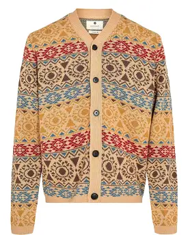 ANERKJENDT Aksigurd Jacquard Relaxed Cardigan