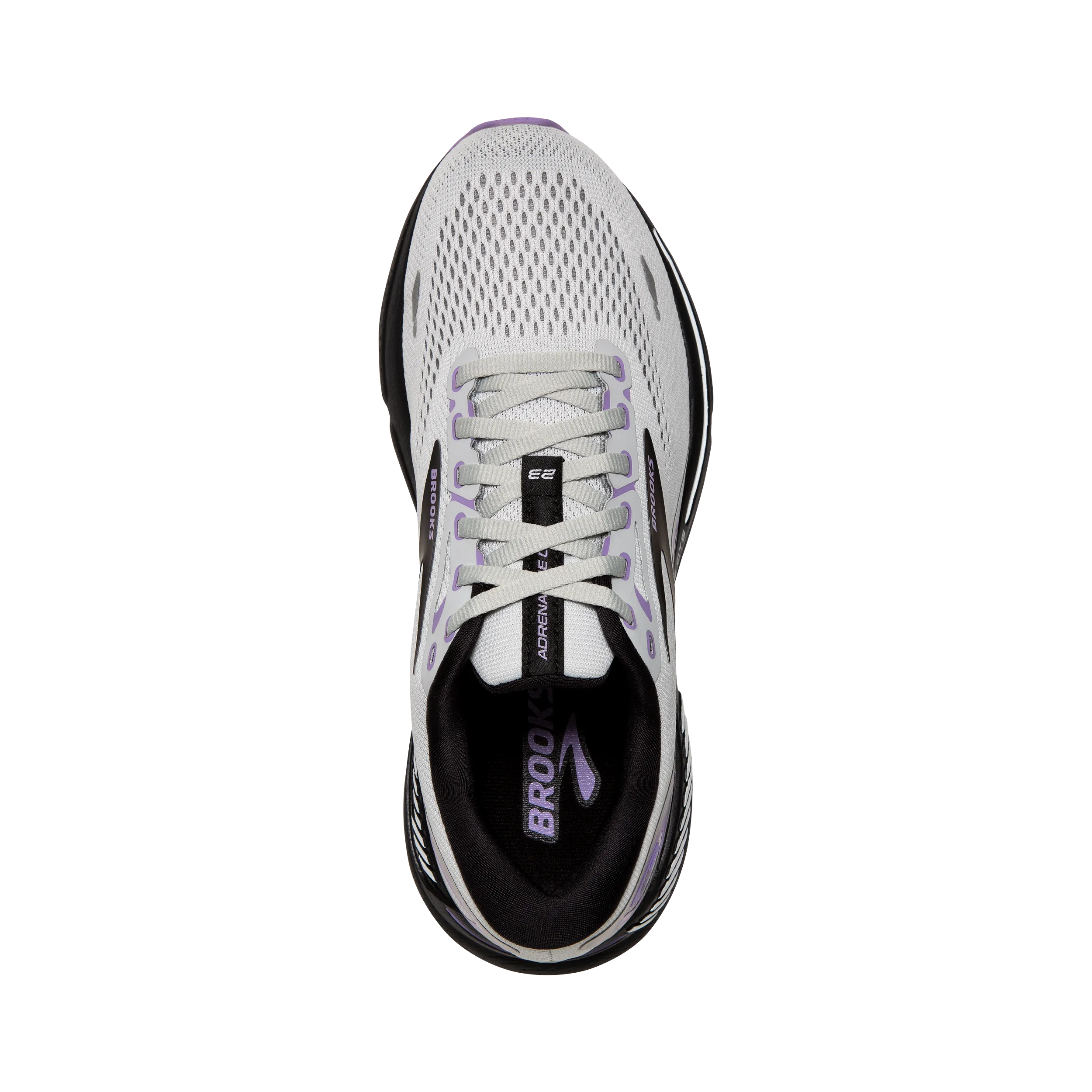 Brooks Adrenaline GTS 23 (2E Width) - Grey/Black/Purple (Womens)