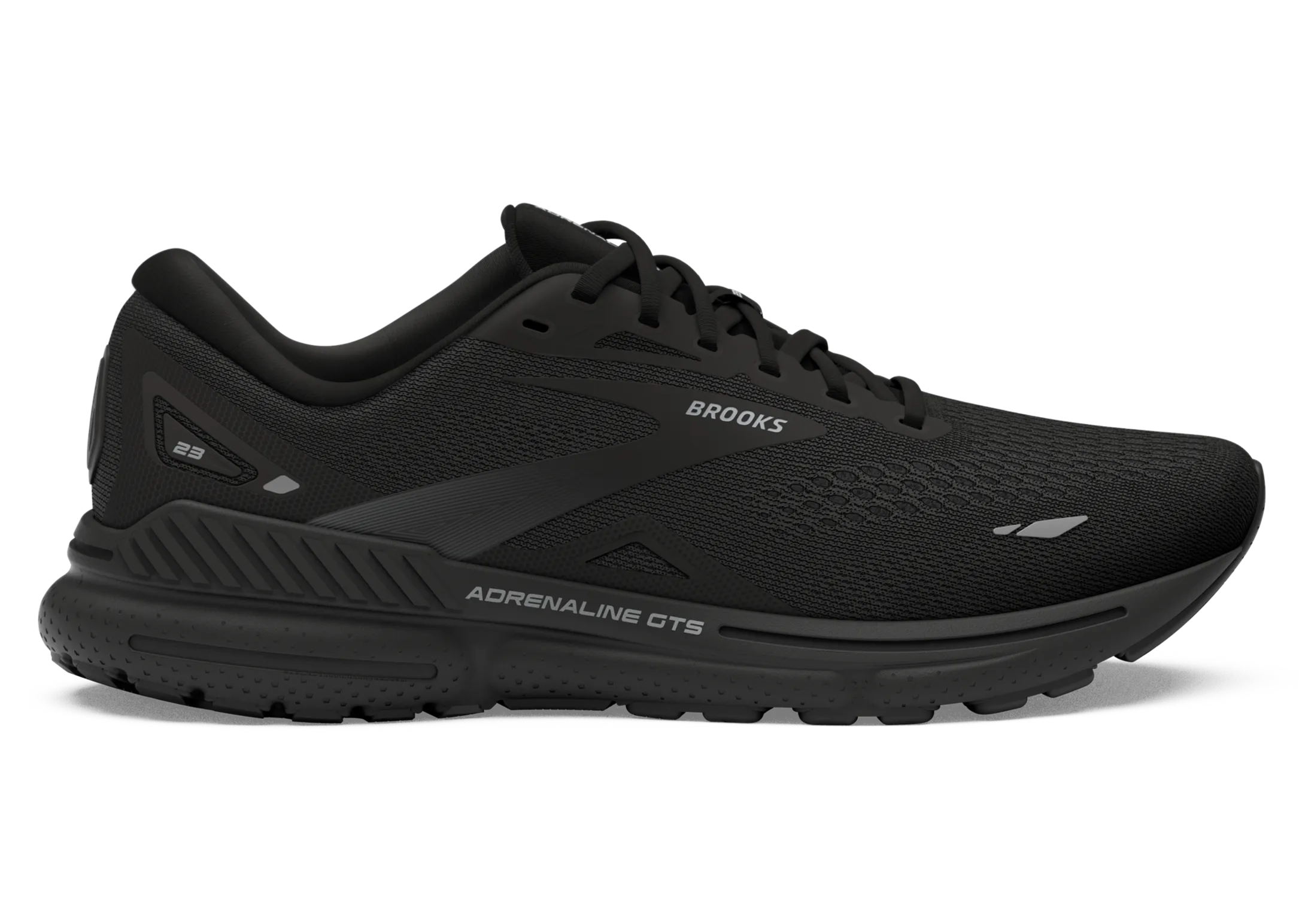 Brooks Adrenaline GTS 23 (4E Width) - Black/Black/Ebony (Mens)