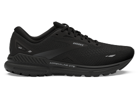 Brooks Adrenaline GTS 23 (4E Width) - Black/Black/Ebony (Mens)