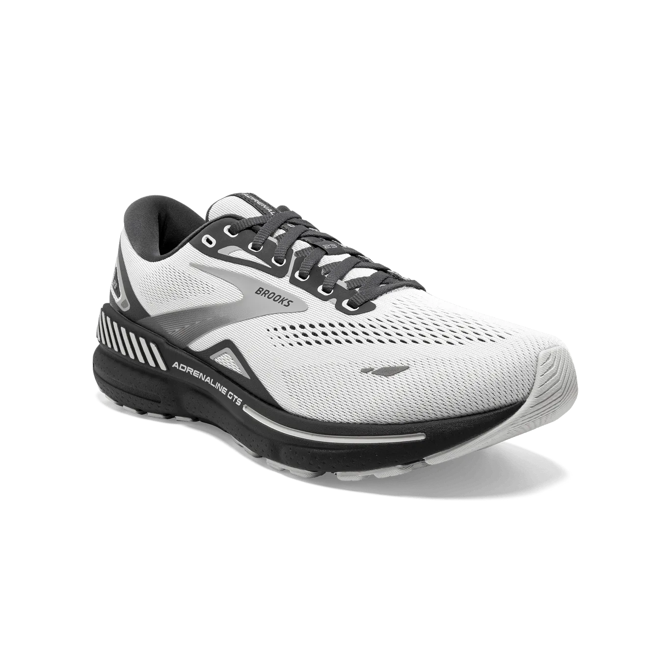 Brooks Adrenaline GTS 23 (4E Width) - Oyster/Ebony/Alloy (Mens)