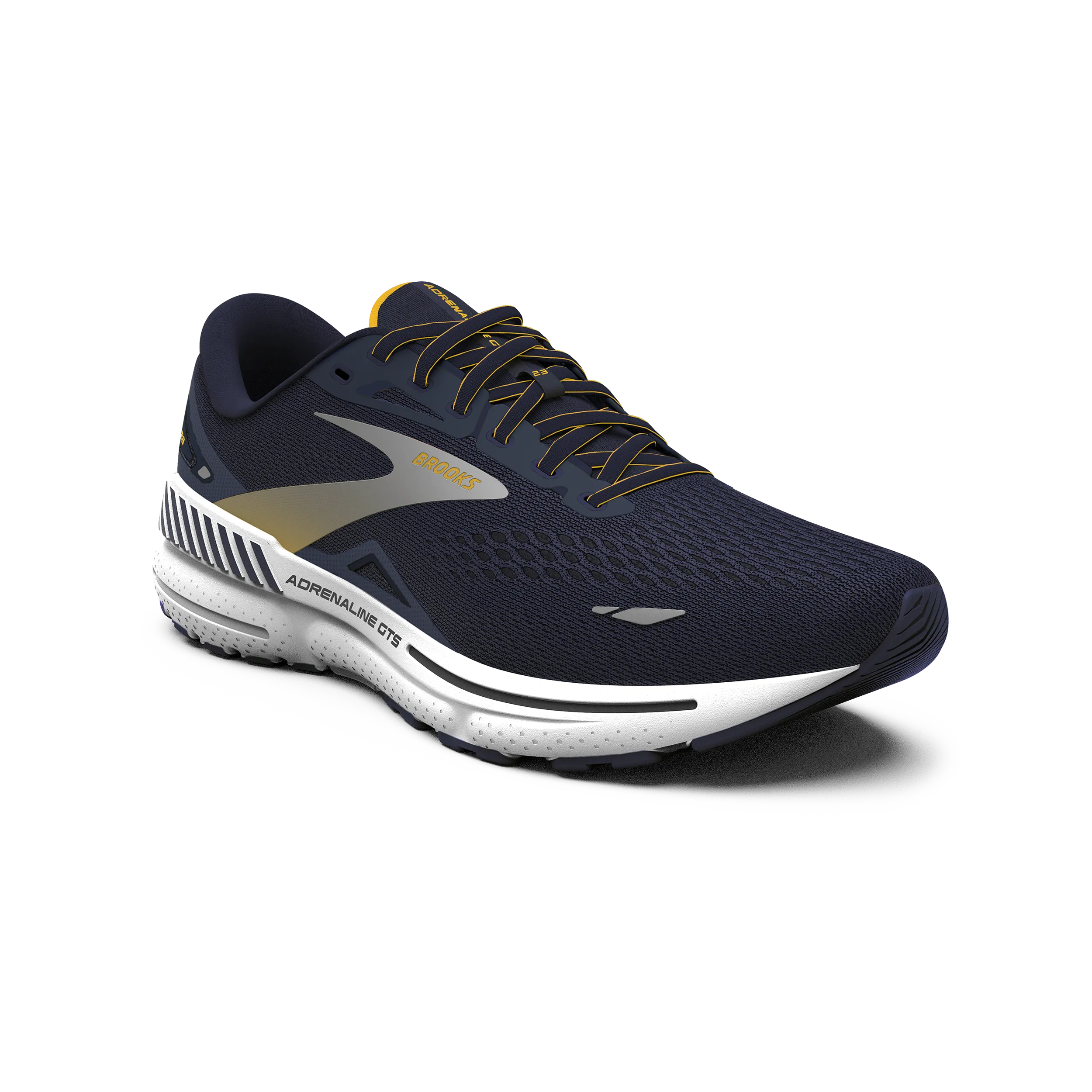 Brooks Adrenaline GTS 23 (D Width) - Navy/Saffron/White (Mens)