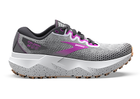 Brooks Caldera 6 (B Width) - Oyster/Blackened Pearl/Purple (Womens)