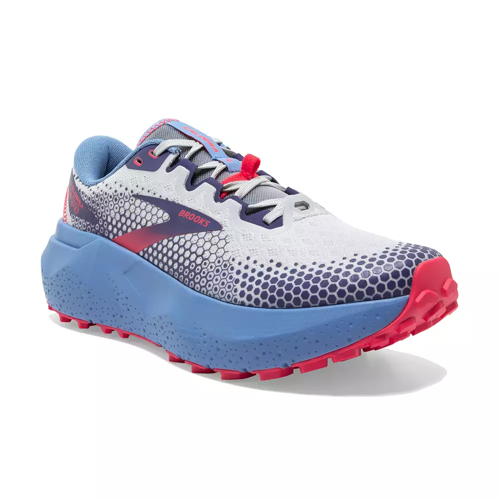 Brooks Caldera 6 (B Width) - Oyster/Blissful Blue (Womens)