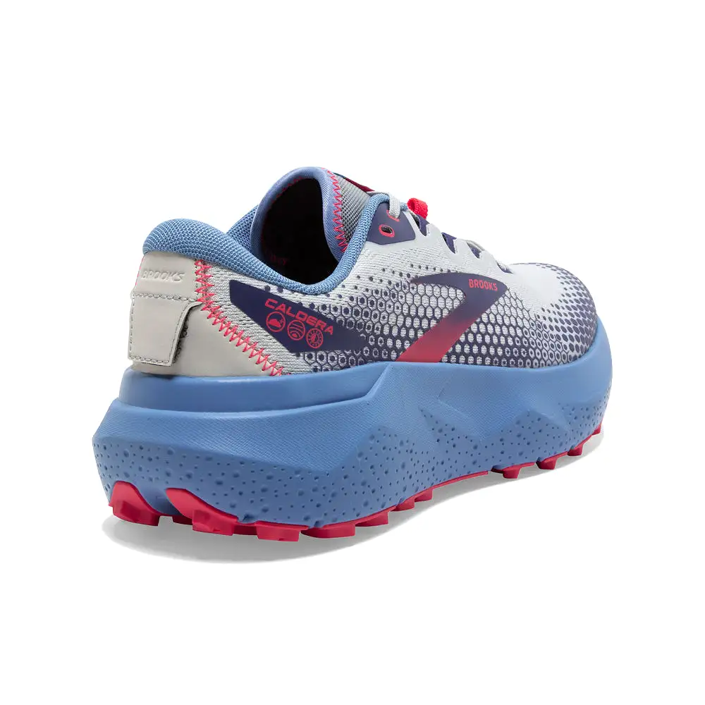 Brooks Caldera 6 (B Width) - Oyster/Blissful Blue (Womens)