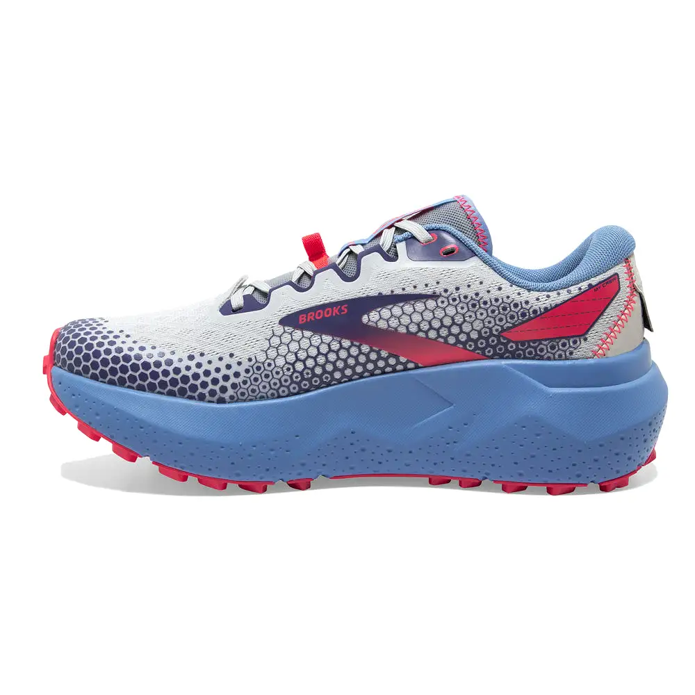 Brooks Caldera 6 (B Width) - Oyster/Blissful Blue (Womens)