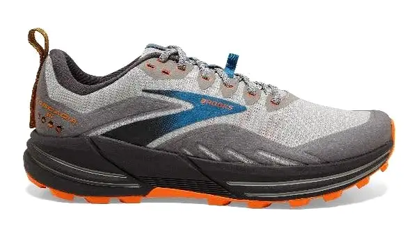 Brooks Cascadia 16 (2E Width) - Oyster Mushroom/Orange (Mens)