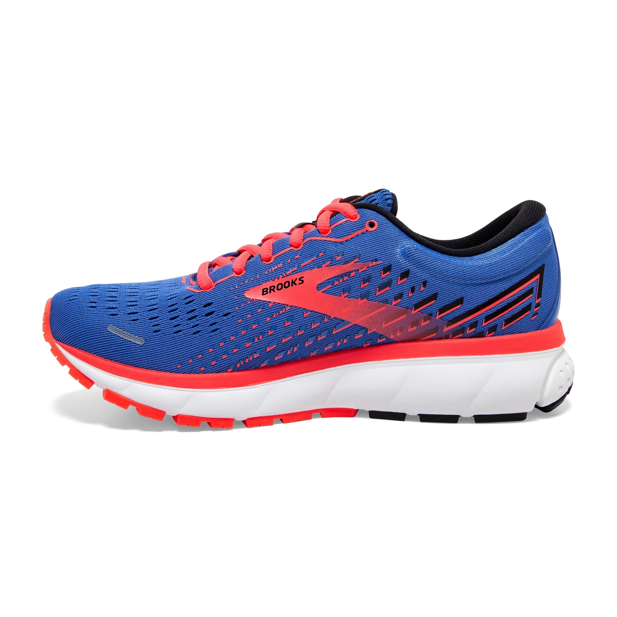 Brooks Ghost 13 Ladies Running Shoe Blue/Coral