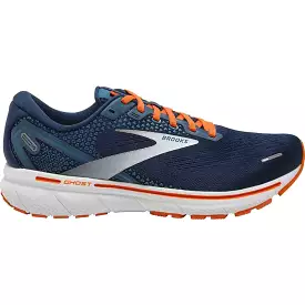 Brooks Ghost 14 Mens Running Shoe Titan / Teal / Flame