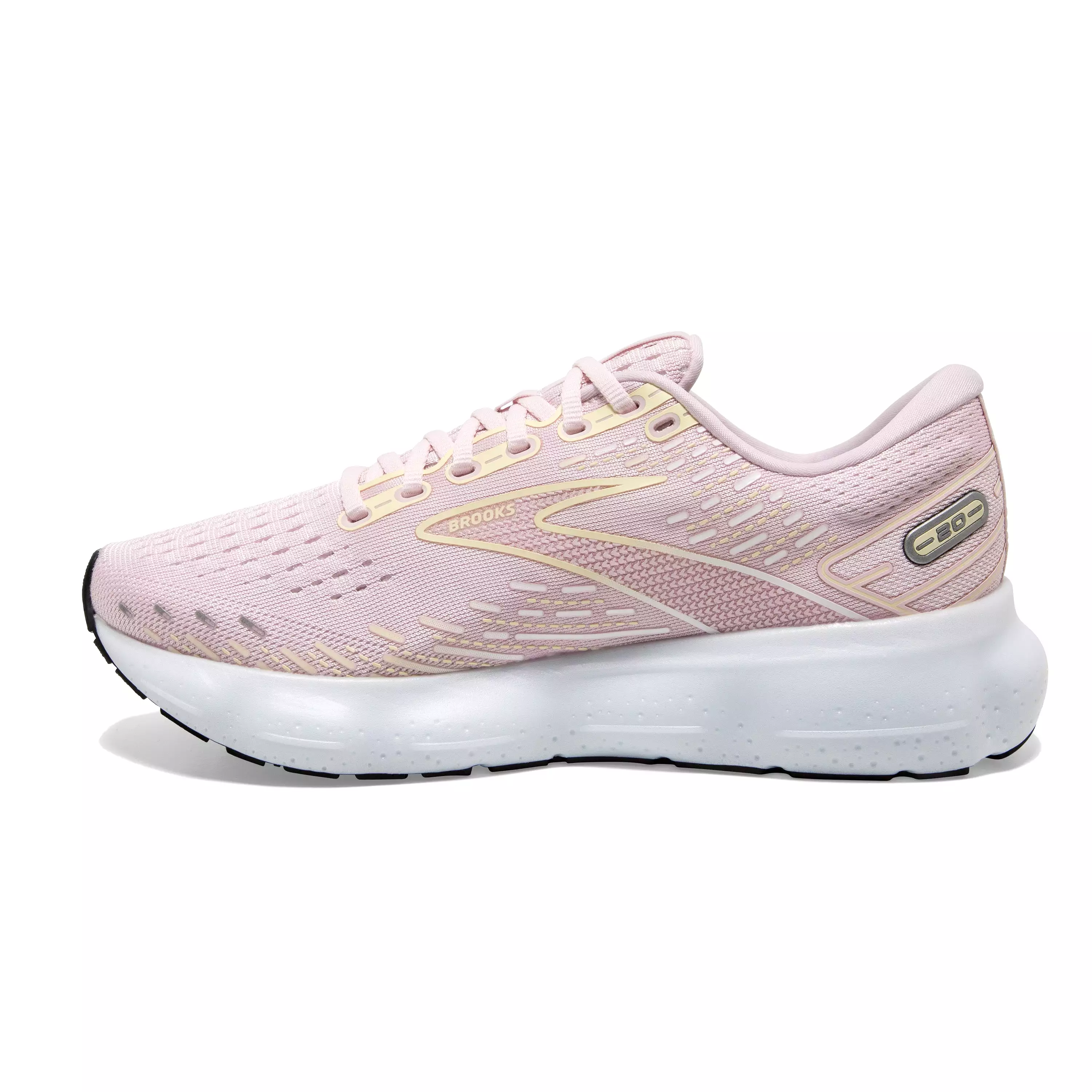 Brooks Glycerin 20 (B Width) - Pink/Yellow/White (Womens)