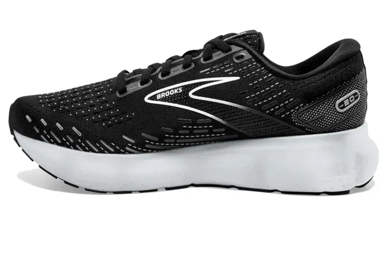 Brooks Glycerin 20 (D Width) - Black/White/Alloy (Mens)