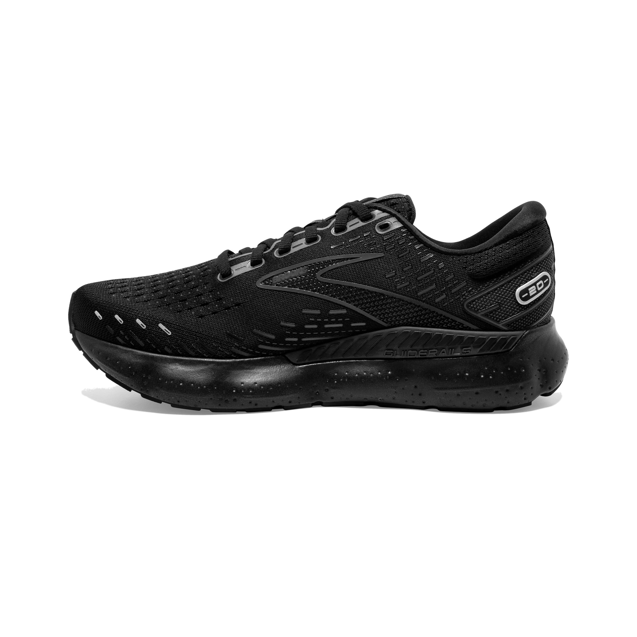 Brooks Glycerin GTS 20 (2E Width) - Black/Black/Ebony (Mens)