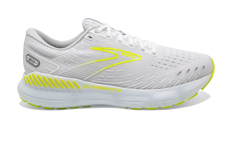 Brooks Glycerin GTS 20 (D Width) - White/Nightlife (Mens)