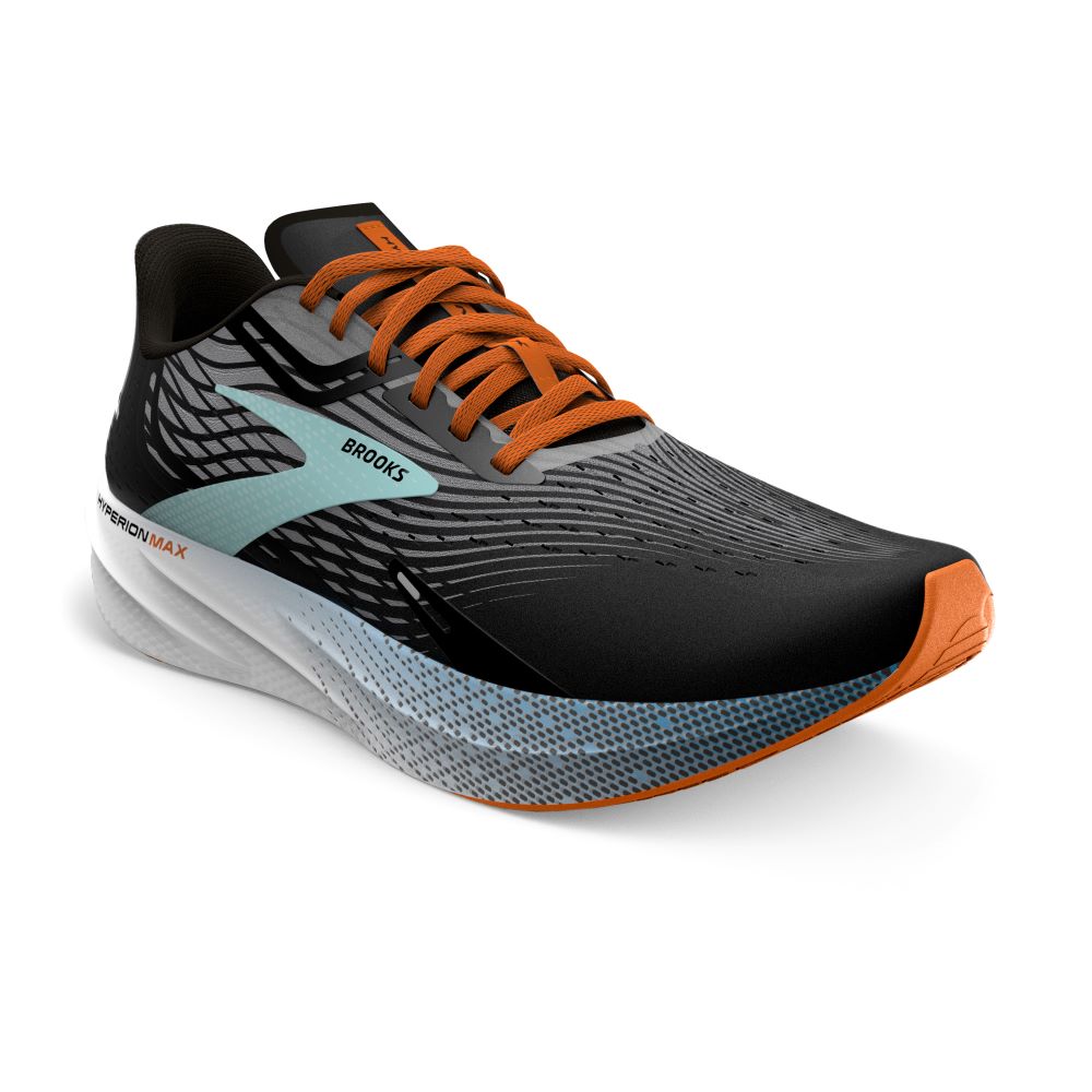 'Brooks' Men's Hyperion Max - Black / Grey / Orange Clown Fish