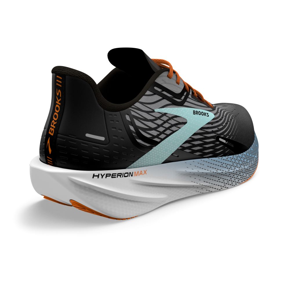 'Brooks' Men's Hyperion Max - Black / Grey / Orange Clown Fish