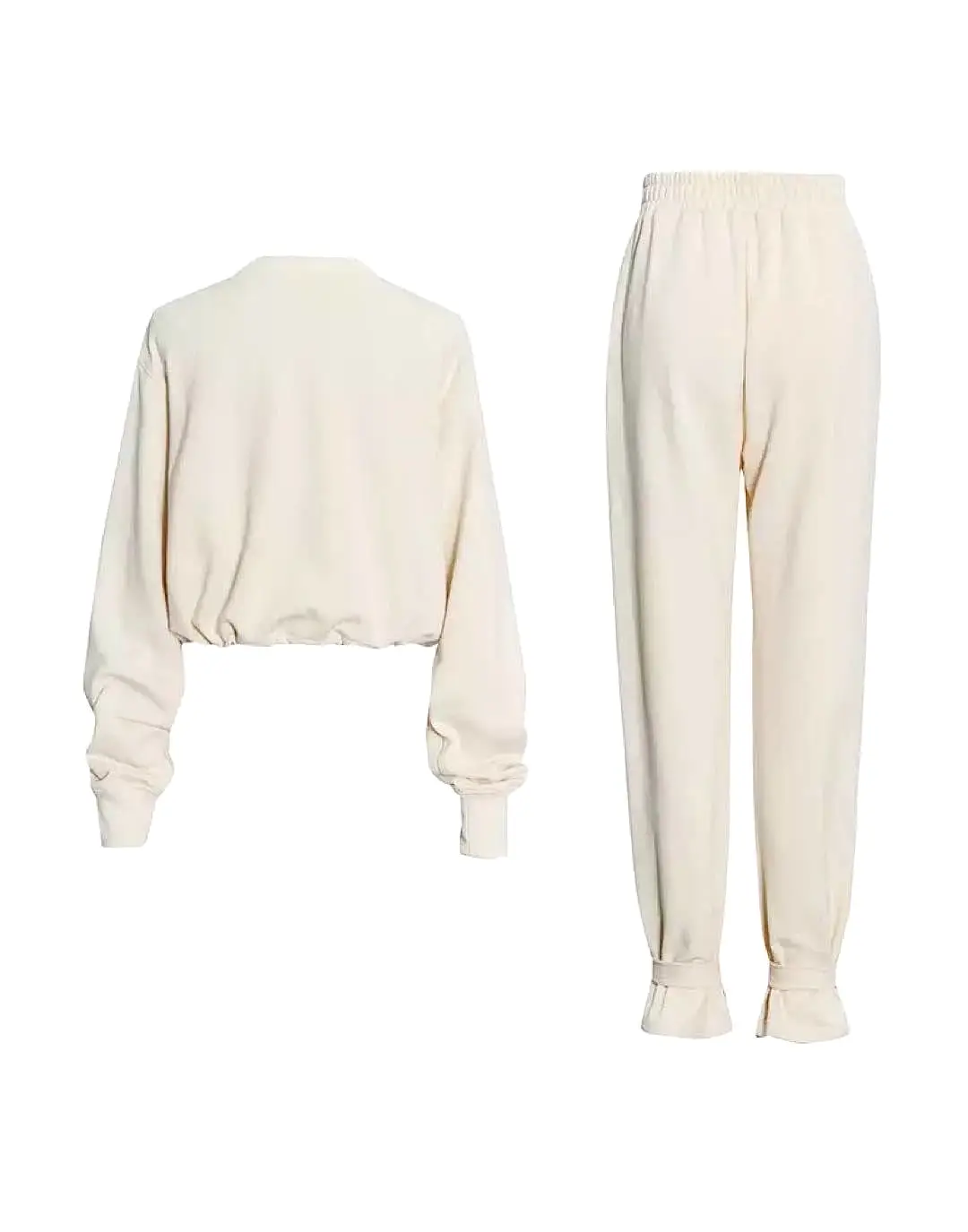 Casual Top Knit Pants Set