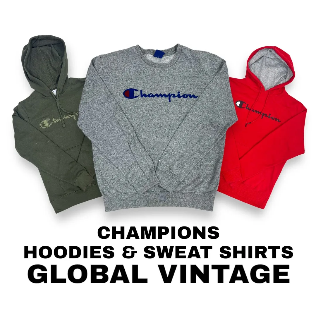 CHAMPIONS Sweat Shirts And Hoodies - 9 Pieces