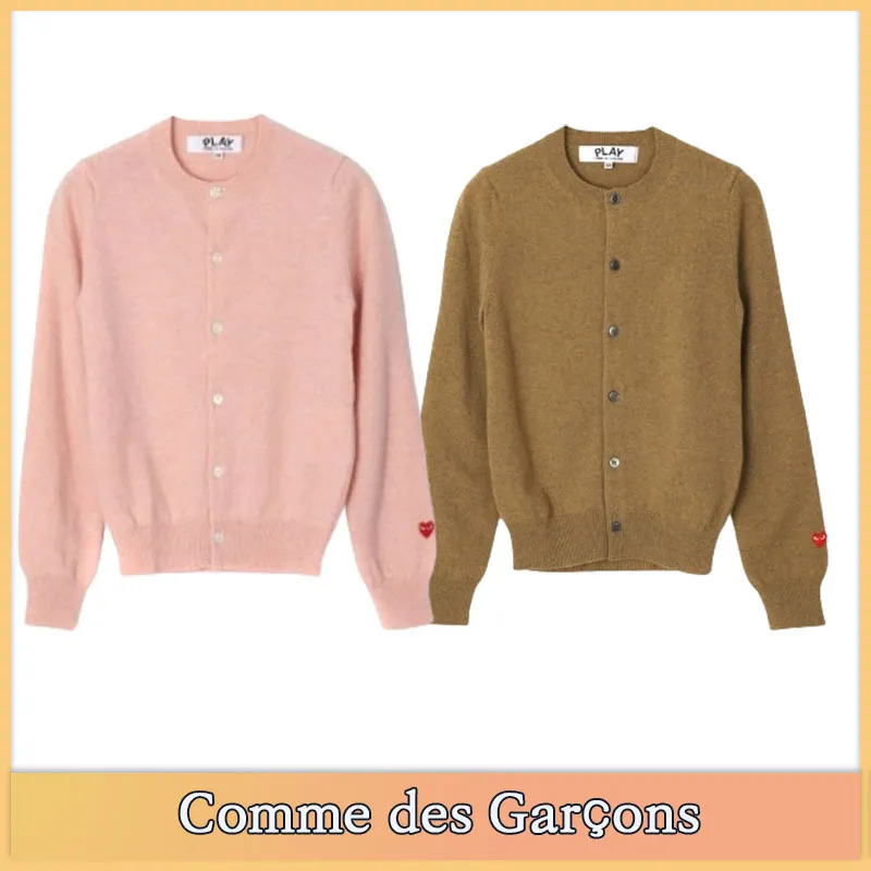 COMME des GARCONS  |Unisex Street Style Logo Cardigans