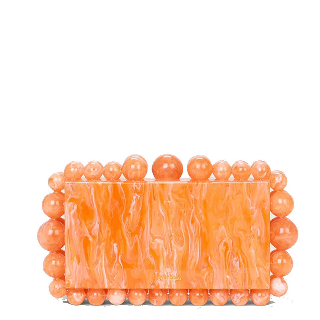 EOS Acrylic Clutch, Papaya