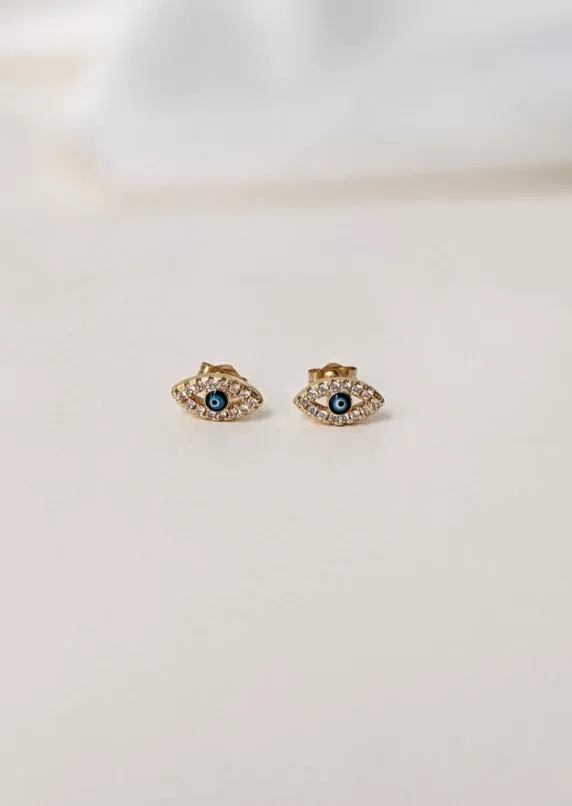 Evil Eye Studs by Layer the Love