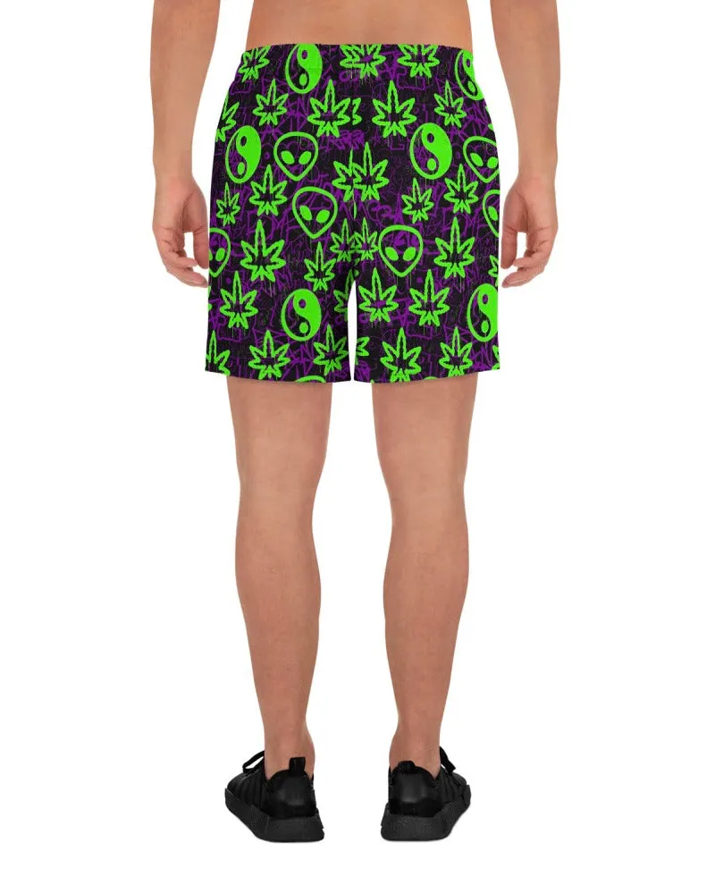 Ganja Graffiti Athletic Shorts