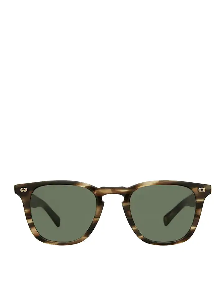 Garrett Leight Brooks X Sunglasses Kodiak Tortoise / Pure G15