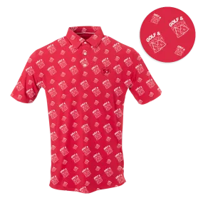 Golf & Pizza Men's Polo