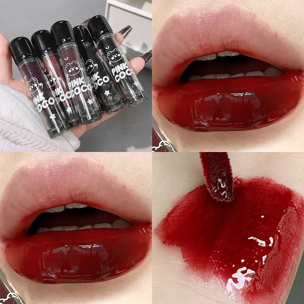 Juice Black Lip Gloss Mirror Glass Water Light Clear Lip