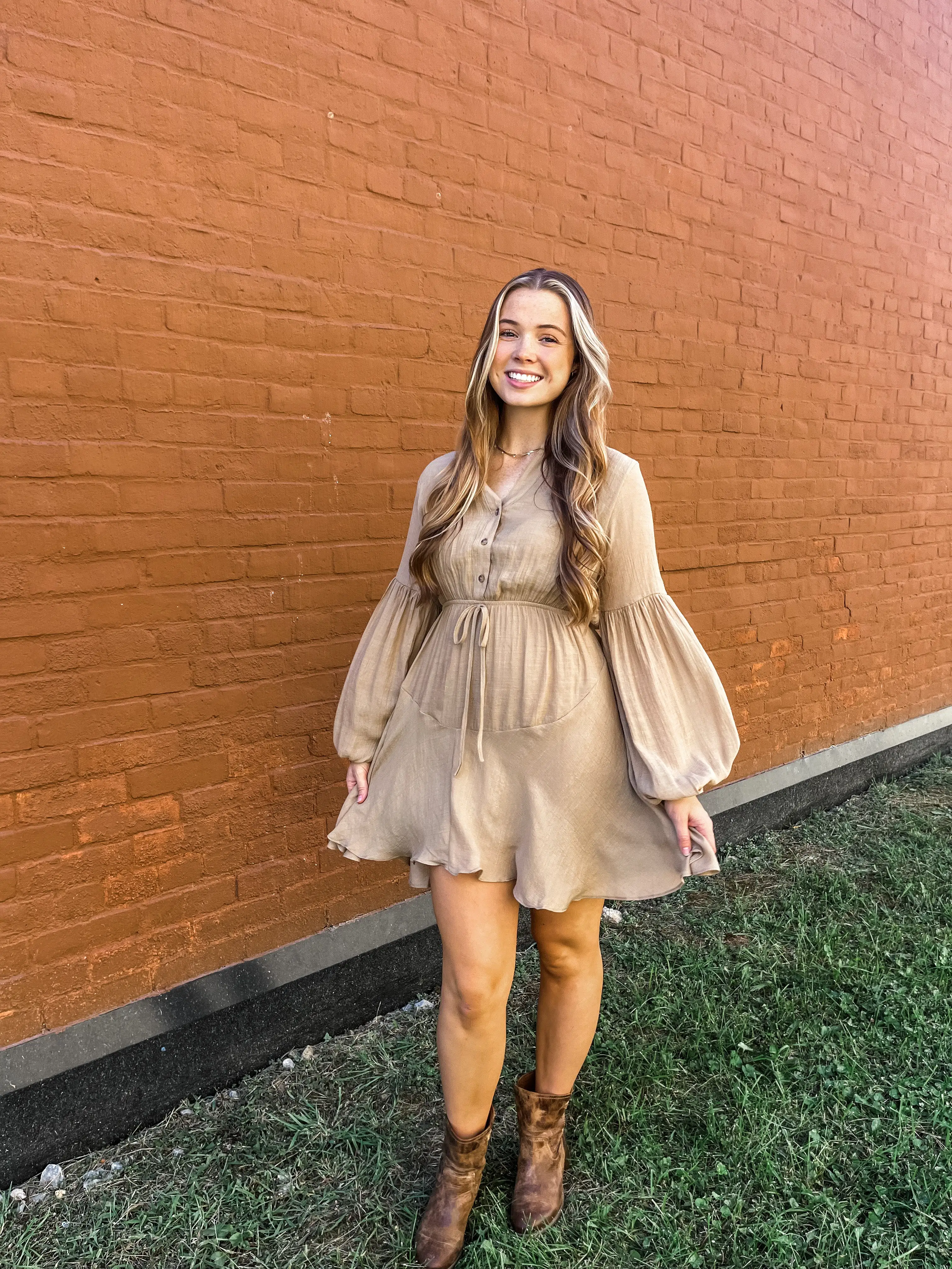 Keep It Neutral Mini Dress