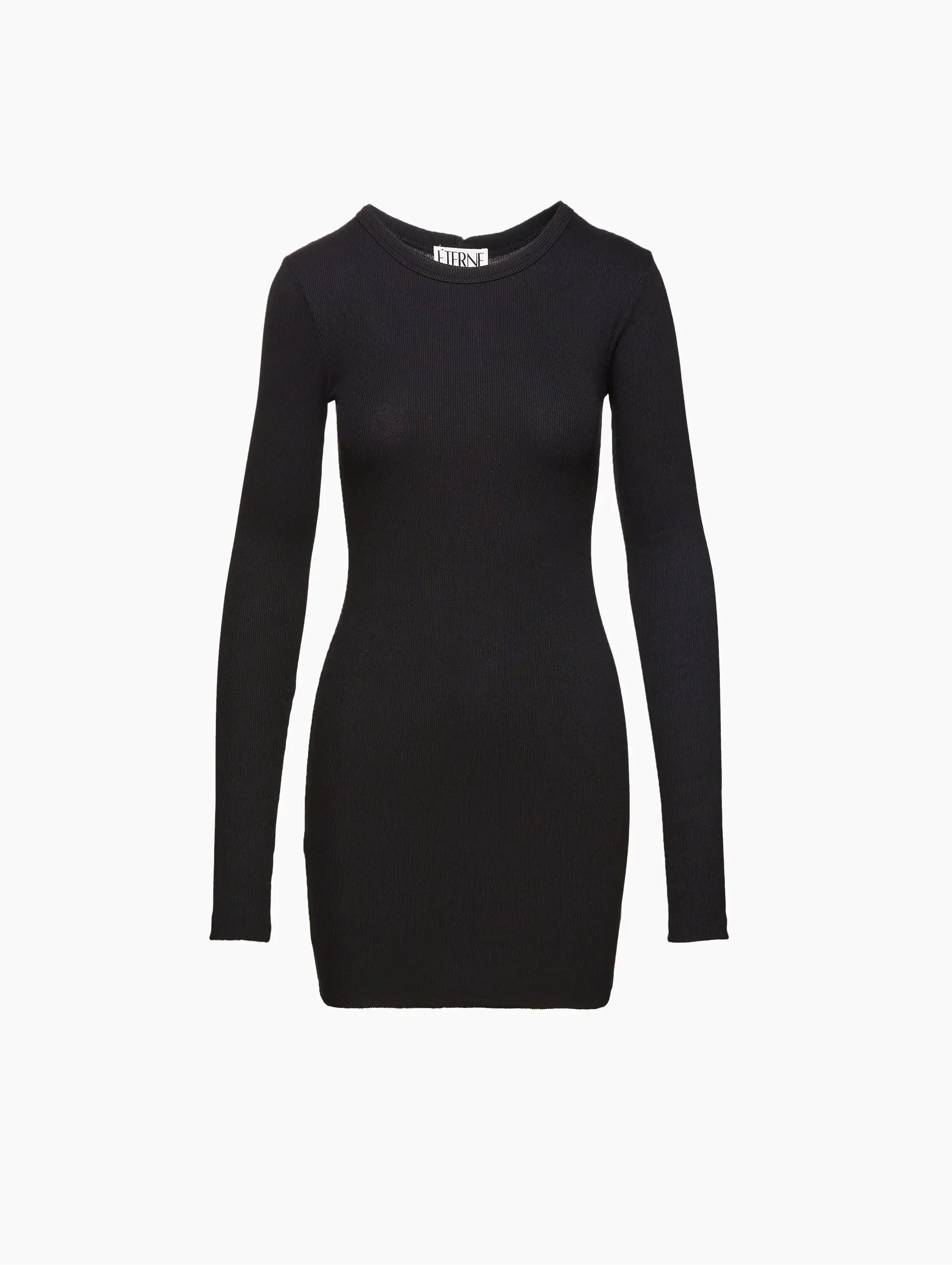 Long Sleeve Crew Mini Dress