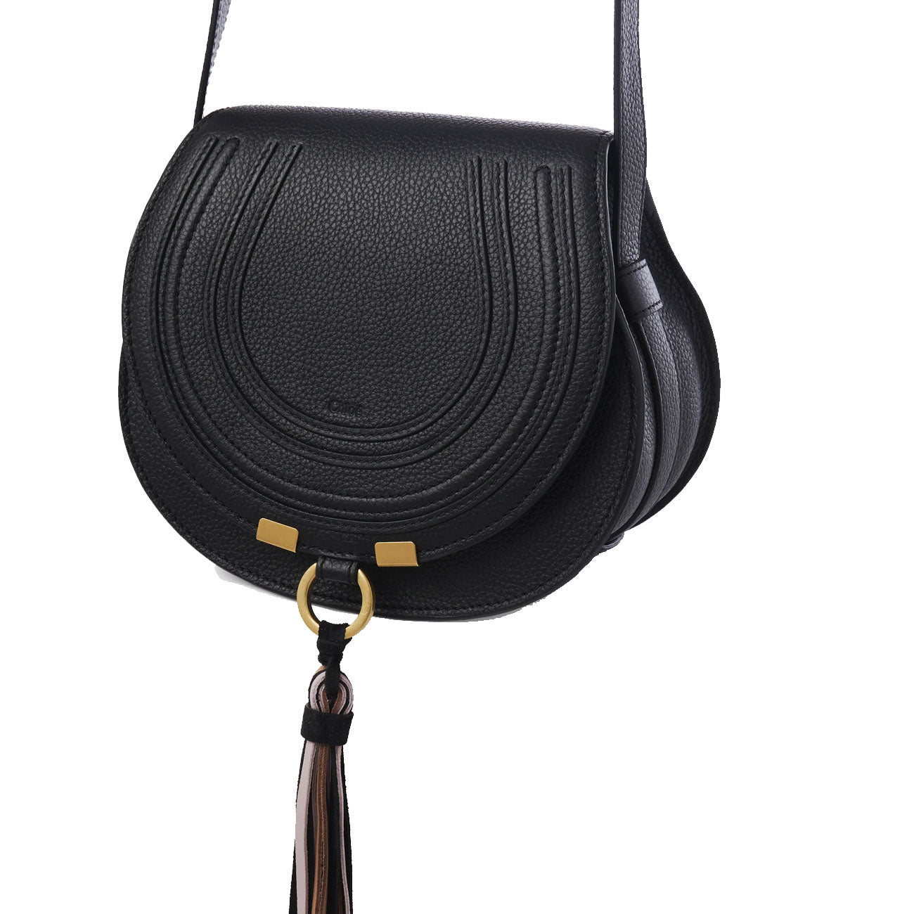 Marcie Mini Satchel Tassel, Black