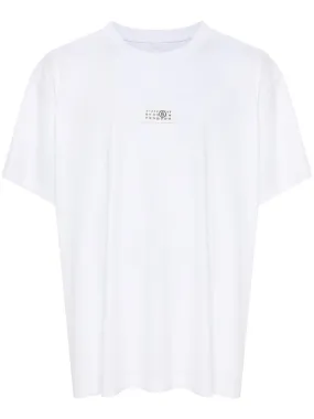 Mm6 Maison Margiela T Shirts And Polos White