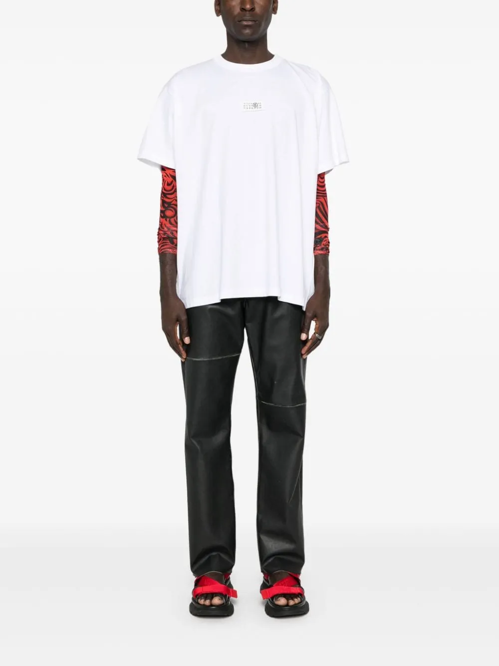 Mm6 Maison Margiela T Shirts And Polos White