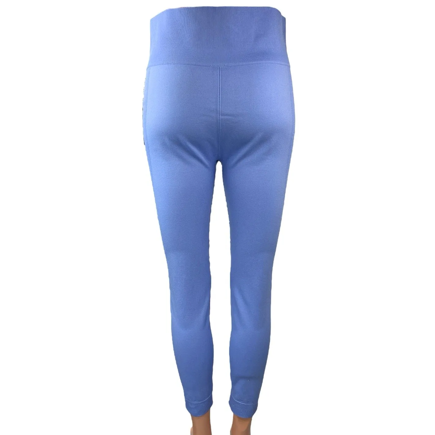 NEW WeWoreWhat Powder Blue High Rise Seamless Athletic Leggings Pants Size L