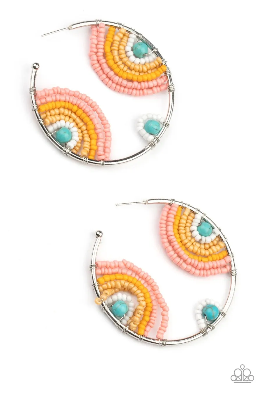 Paparazzi Rainbow Horizons Multi Earrings