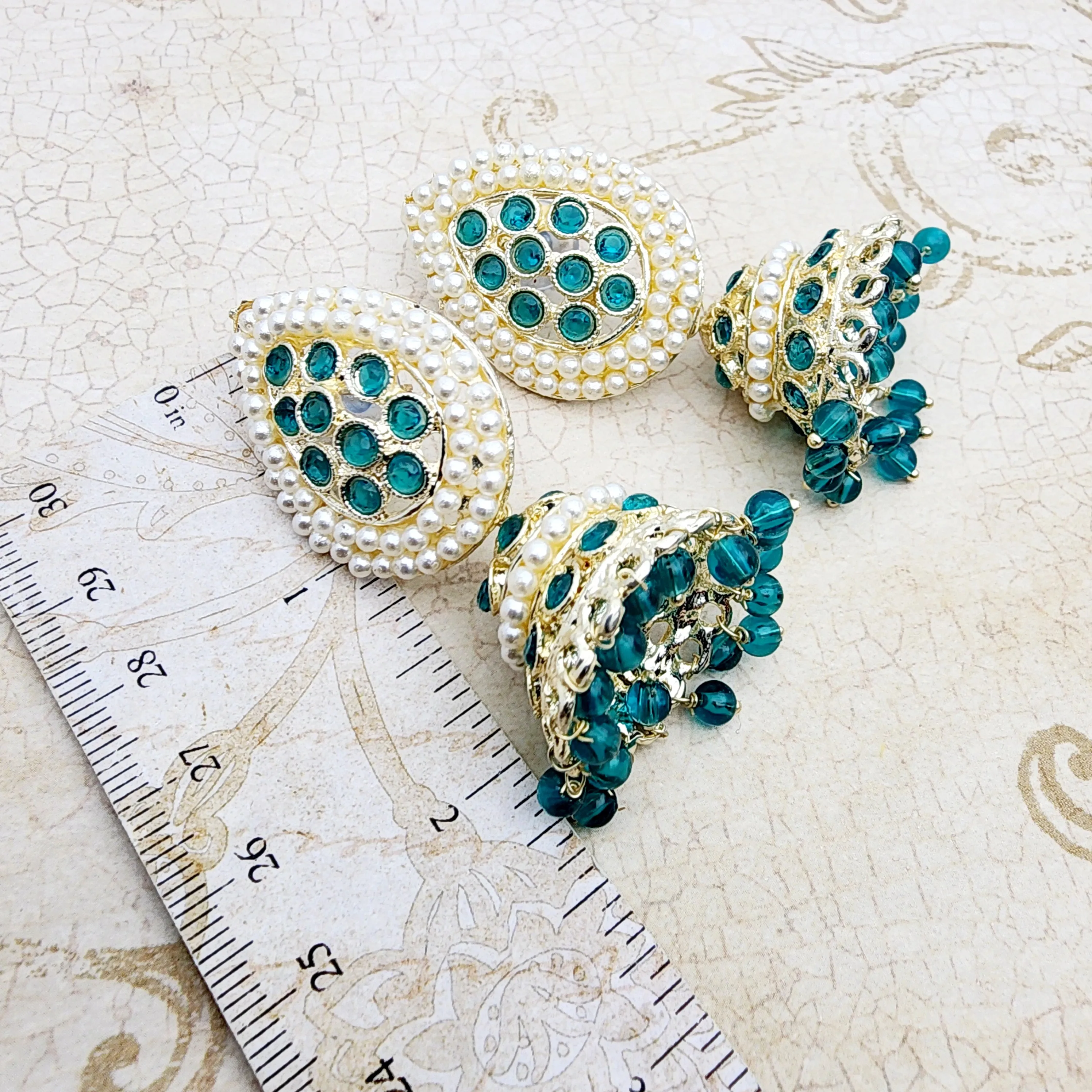 Radha Jhumka Earrings