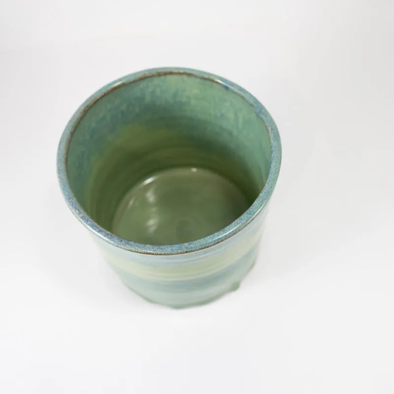 Small Utensil Holder in Mist Glaze