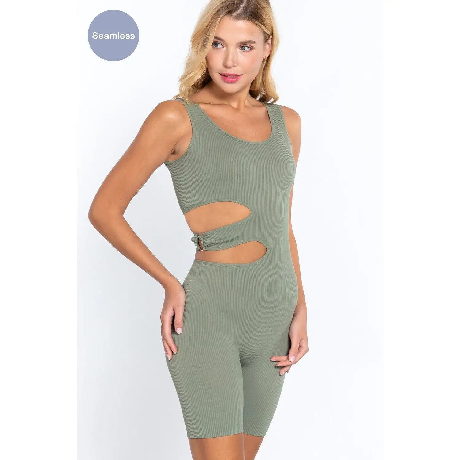 Suave Cut-out Seamless Romper