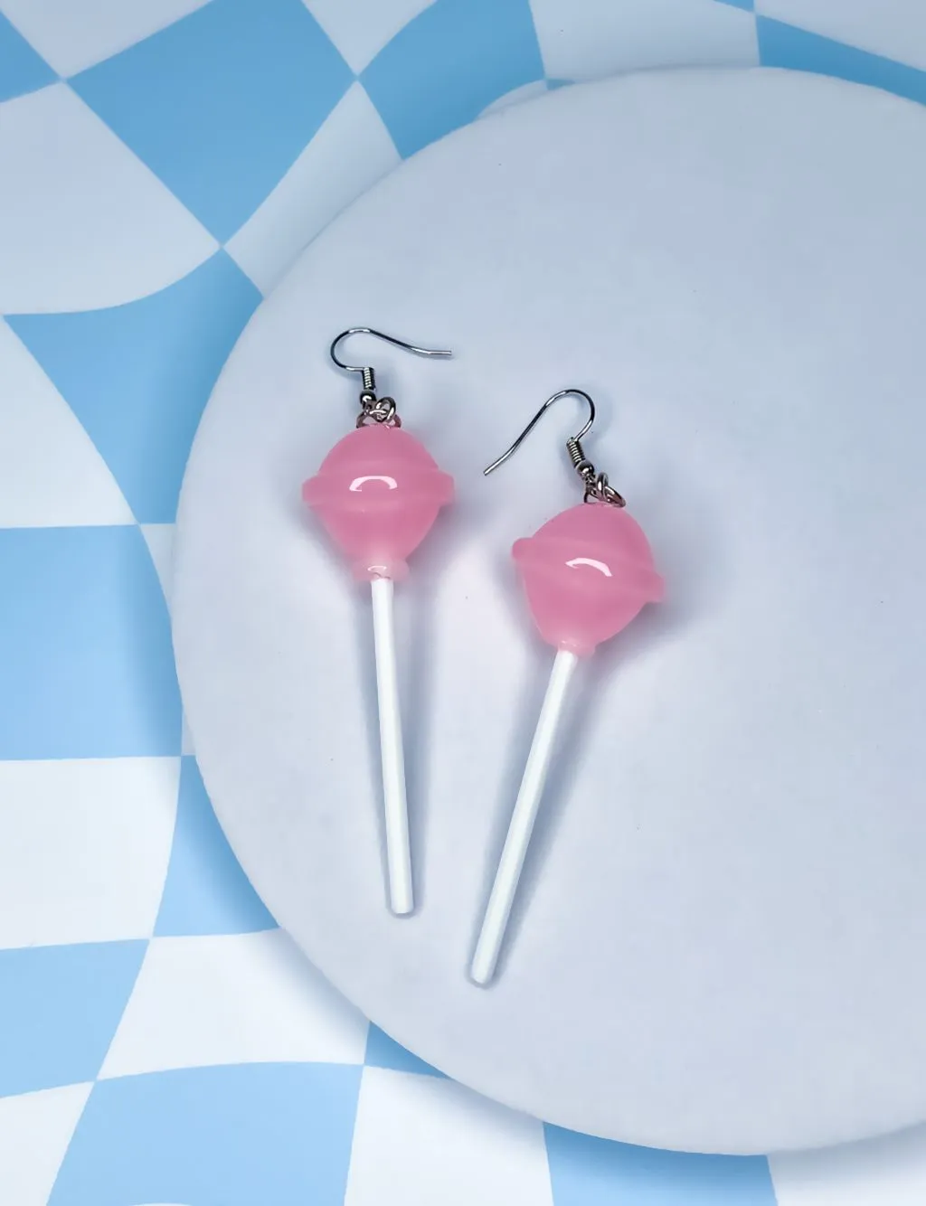 SWEET TREAT LOLLIPOP EARRINGS - PINK