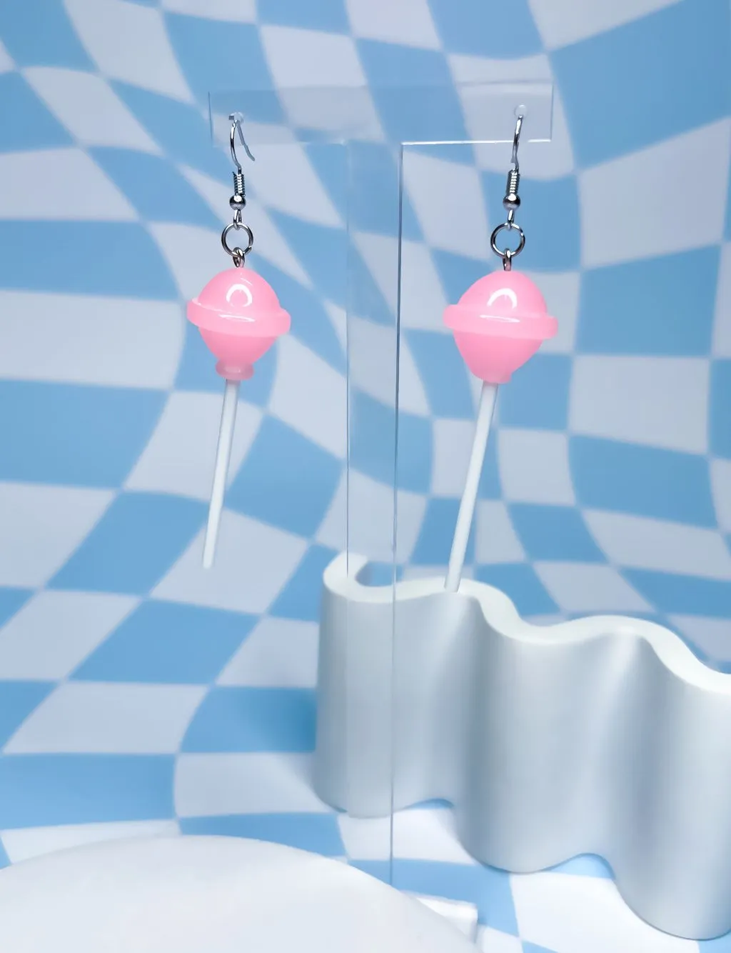 SWEET TREAT LOLLIPOP EARRINGS - PINK