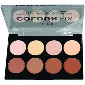 Technic Color Fix 2 Palette de contours en poudre pressée, 3,5 g, 8 pièces