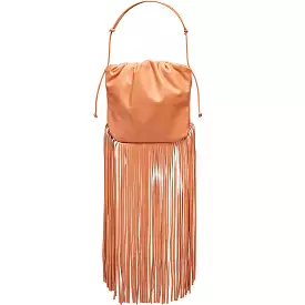 The Fringe Pouch Tote, Clay