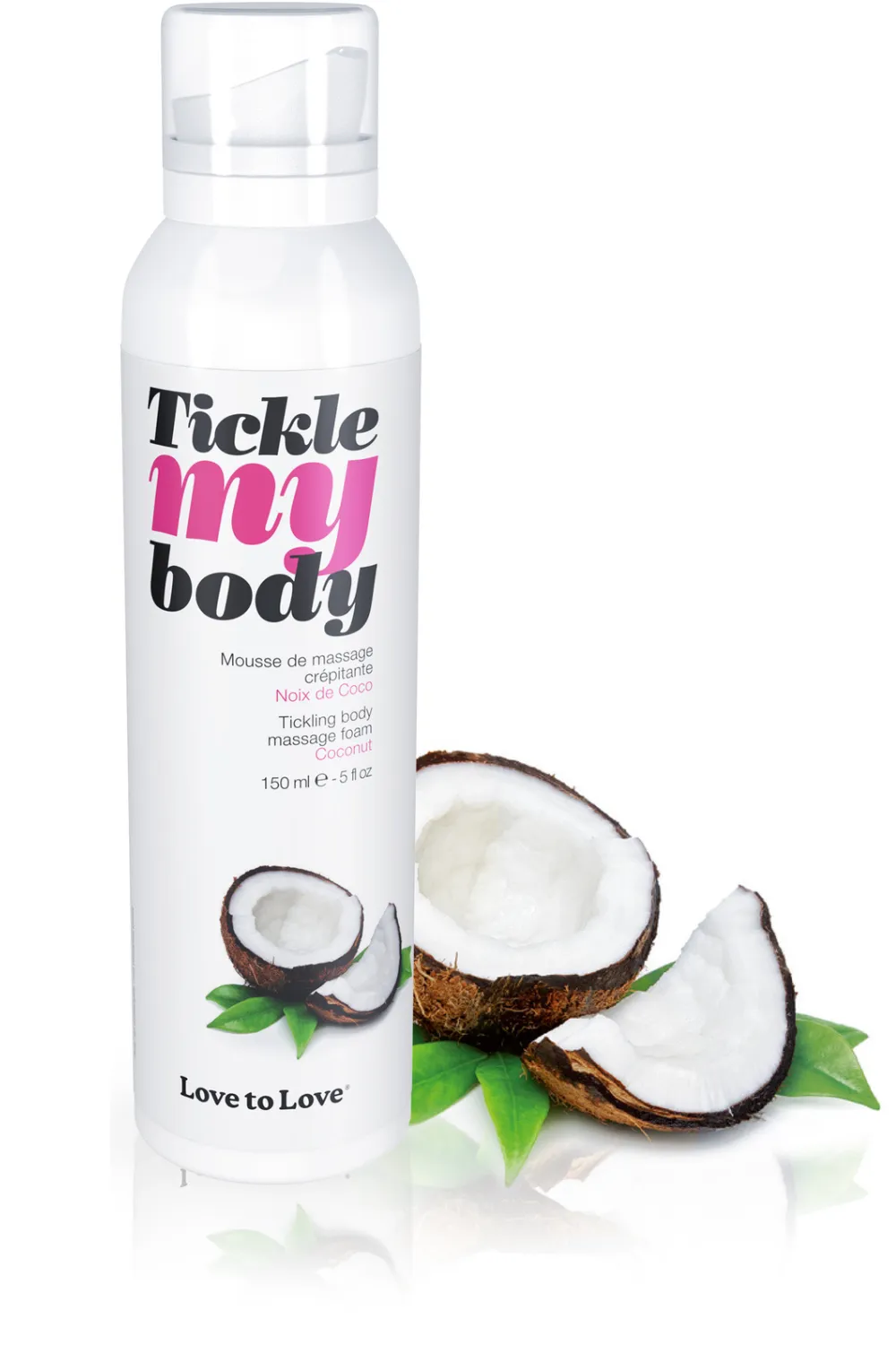 Tickle My Body Massage Foam Coconut 150ml