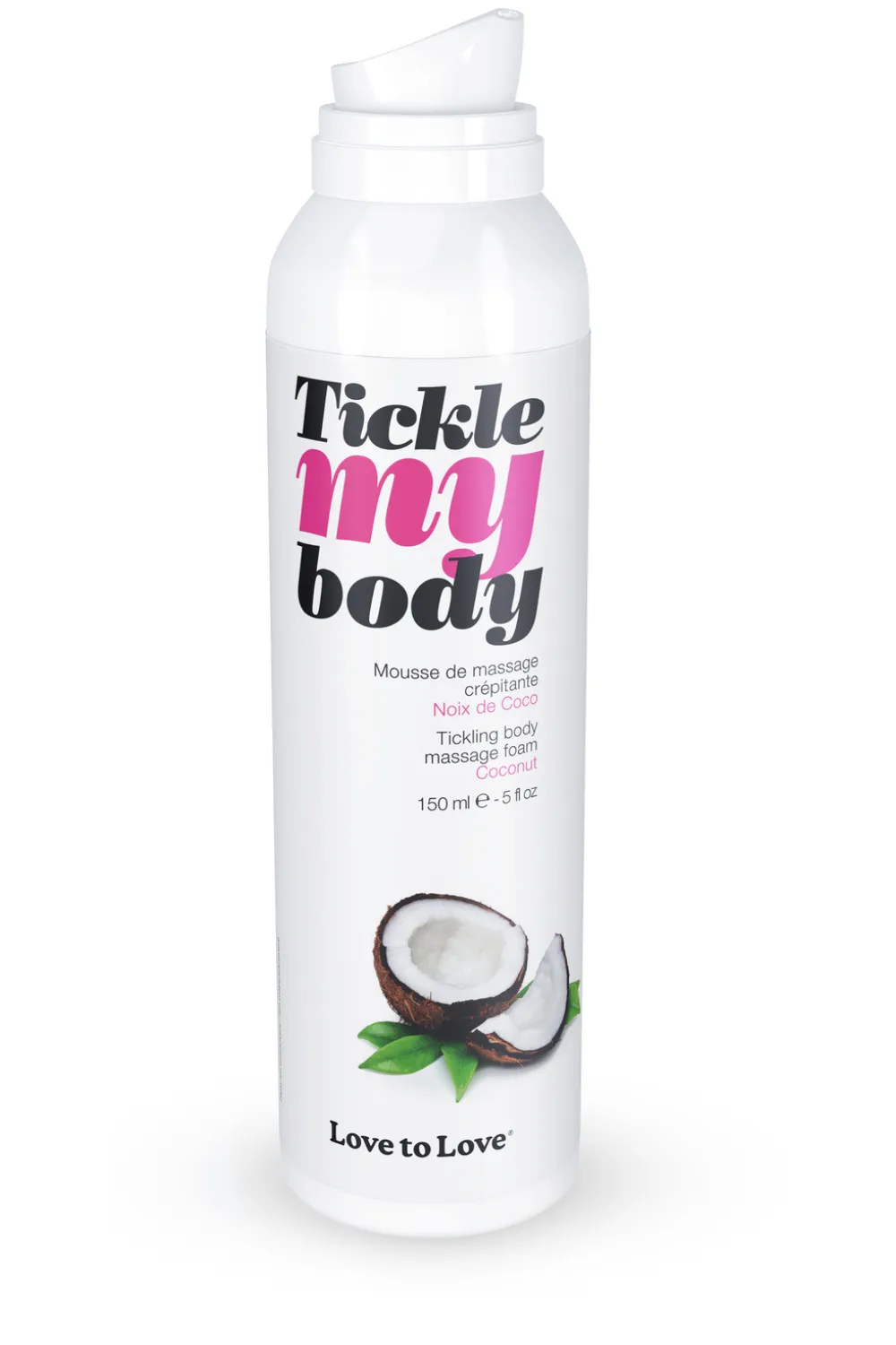 Tickle My Body Massage Foam Coconut 150ml