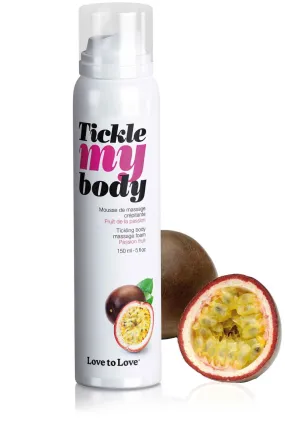 Tickle My Body Massage Foam Passion Fruit 150ml