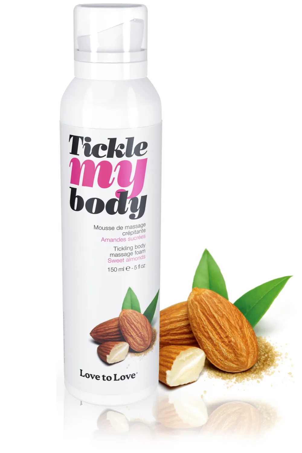 Tickle My Body Massage Foam Sweet Almonds 150ml