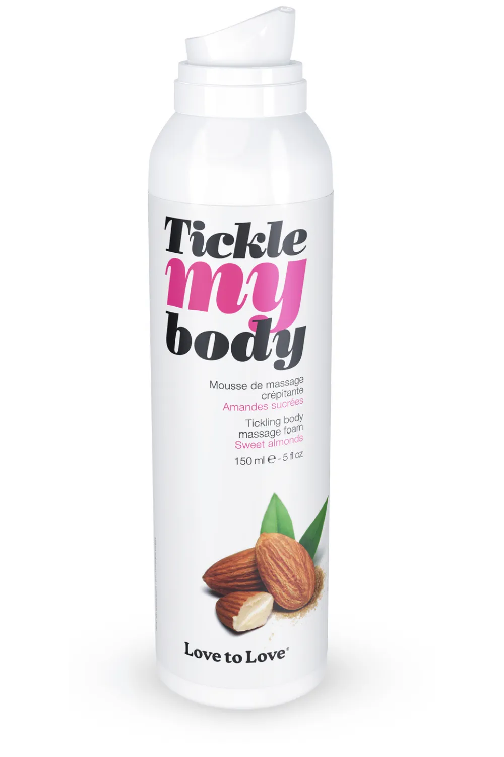 Tickle My Body Massage Foam Sweet Almonds 150ml