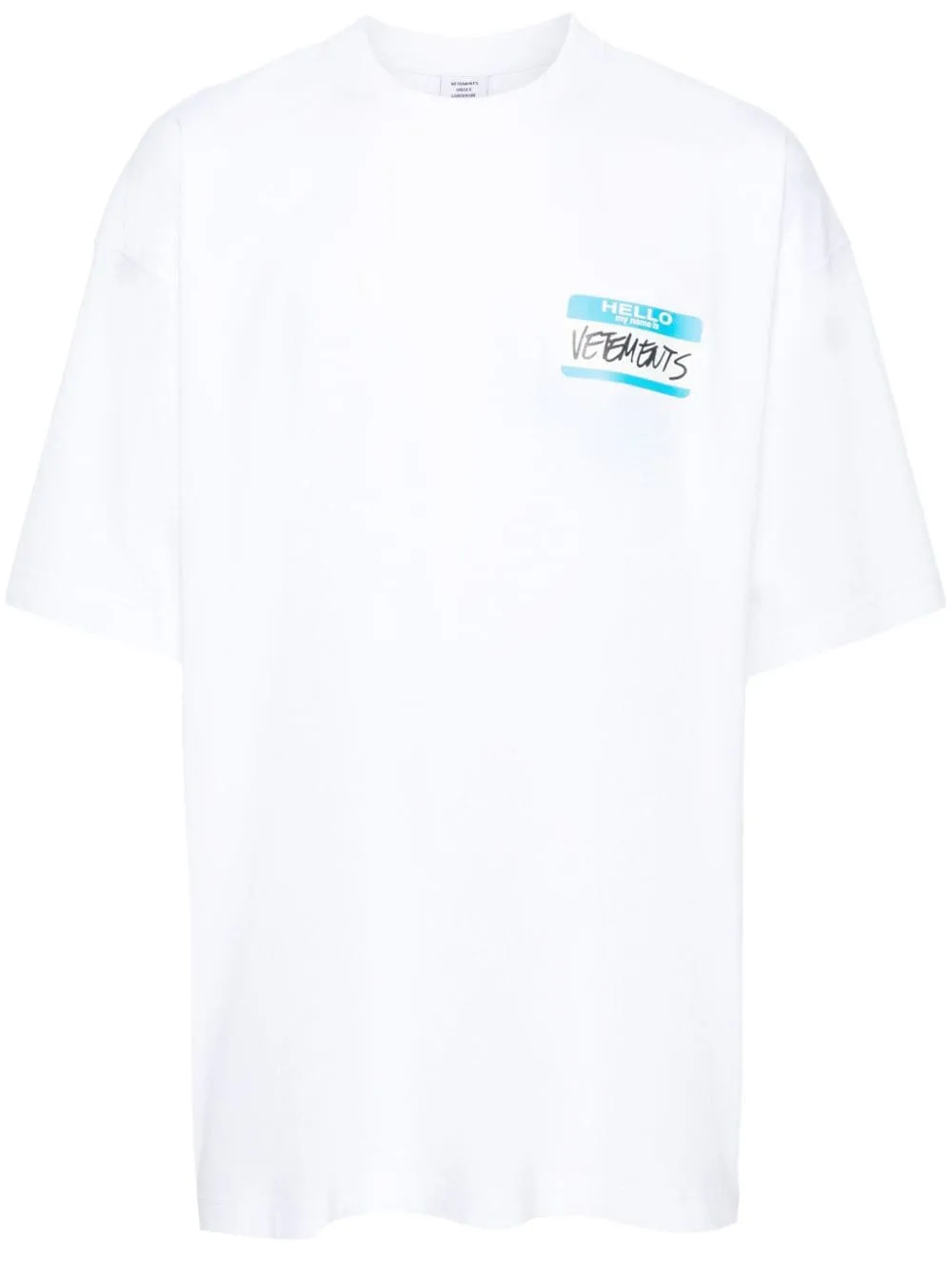 Vetements T Shirts And Polos White