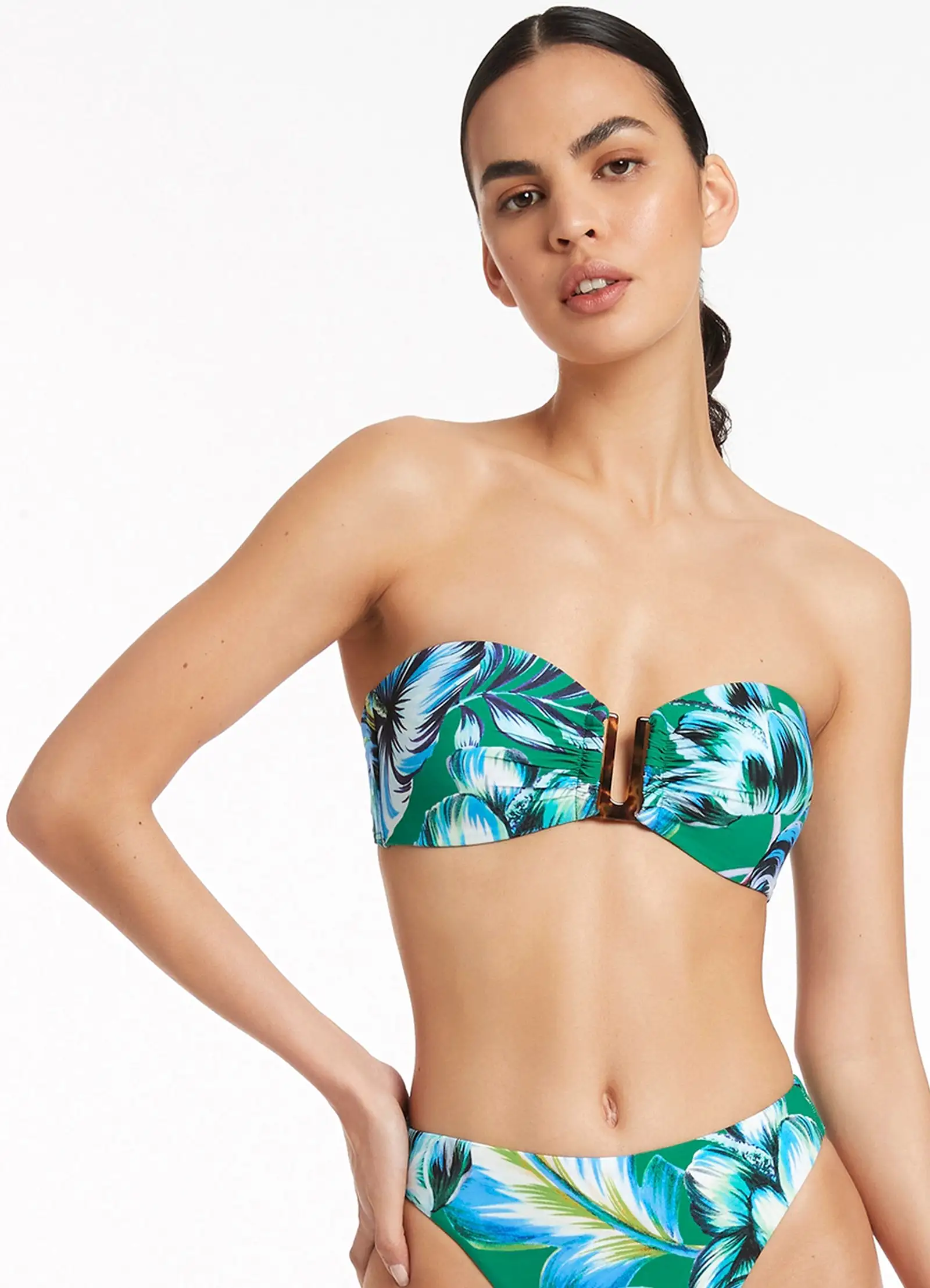 Viva Bandeau Top - Emerald