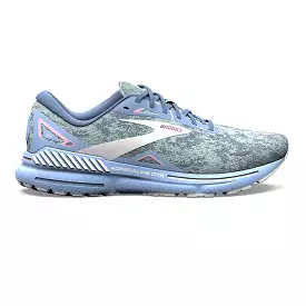 Women's Brooks Adrenaline GTS 23, Blue/Open Air/Pink, 5.5 B Medium